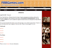 Tablet Screenshot of fbbgames.com